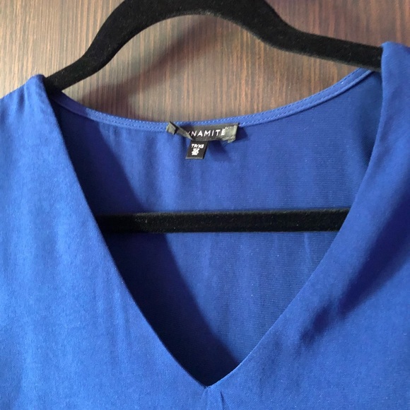 Dynamite blue blouse - Picture 2 of 3